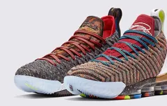 Nike : la LeBron 16 “1 thru 5” mélange cinq coloris