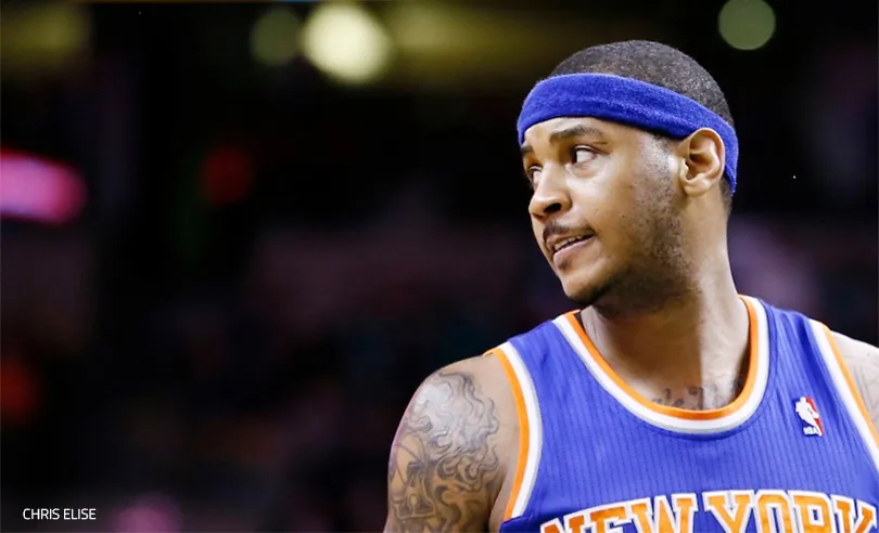 Carmelo Anthony avec les Knicks