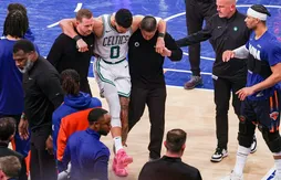 Dès sa sortie de l’hôpital, Jayson Tatum avait retrouvé ses coéquipiers à New York