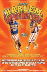 Une veste d'échauffement de Basket-ball Harlem Globetrotters