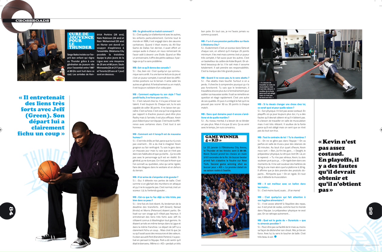 Portrait : Serge Ibaka raconte Kevin Durant | Basket USA1280 x 846