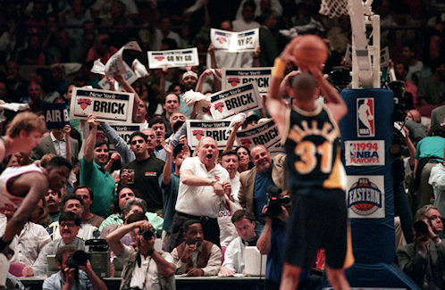 Reggie Miller face aux Knicks