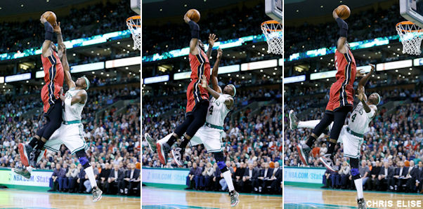 LeBron James sur Jason Terry