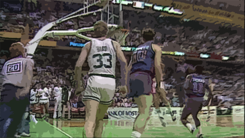 Larry Bird réussit "The Steal of The Century"