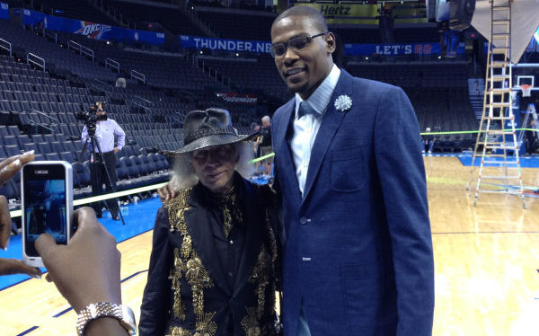 Jimmy Goldstein avec Kevin Durant