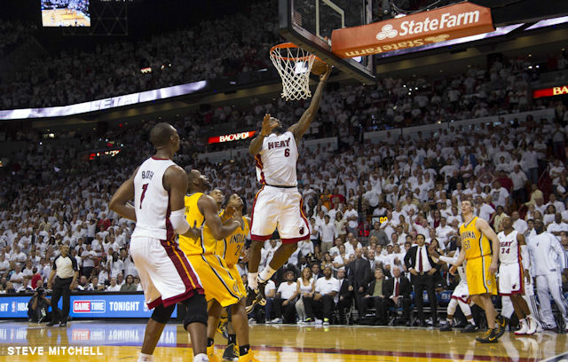 LeBron James au buzzer
