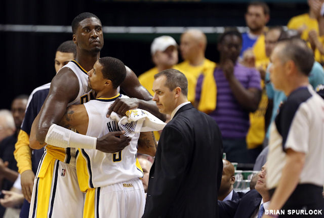 Roy Hibbert et George Hill