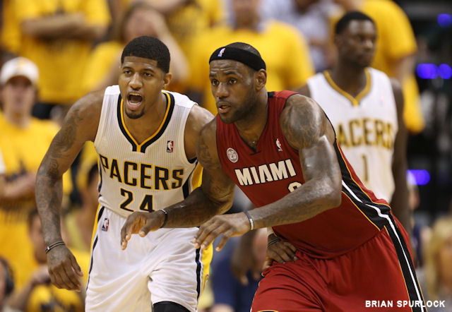 LeBron James vs Paul George