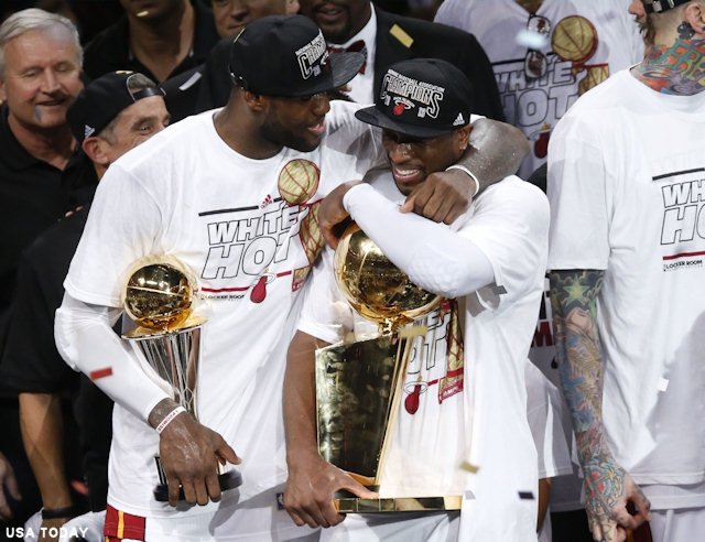 LeBron James et Dwyane Wade