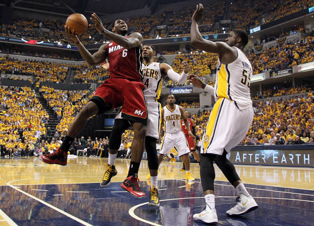 NBA: Playoffs-Miami Heat at Indiana Pacers