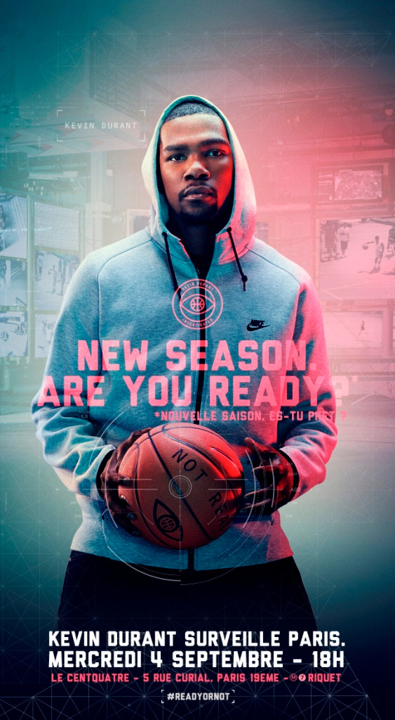 Kevin Durant à Paris