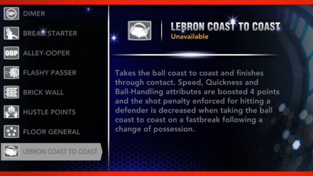 lebron coast to coast