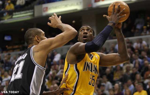 Roy Hibbert face à son idole
