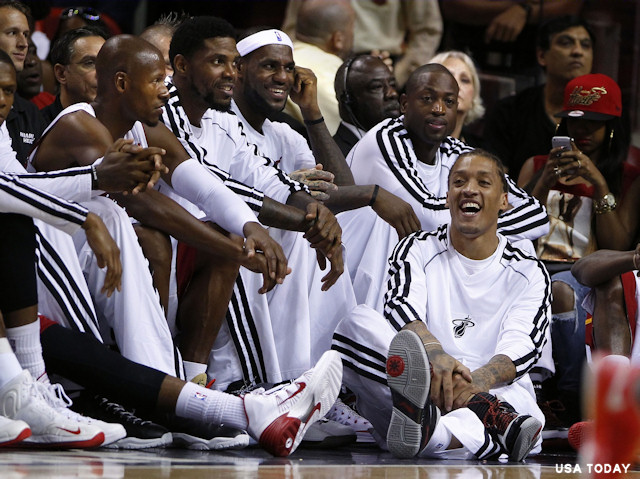 Le banc du Heat