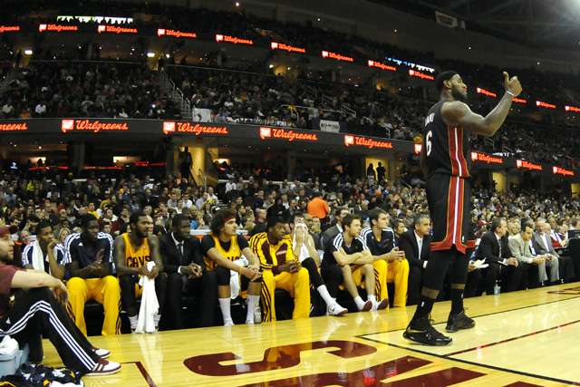 NBA: Miami Heat at Cleveland Cavaliers