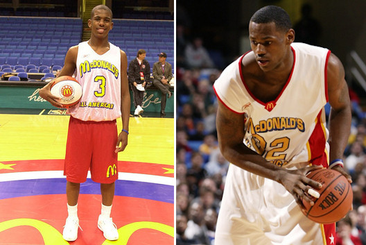 lebron james mcdonald's all american game