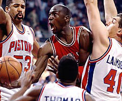 Jordan vs Pistons