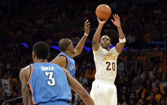 NBA: Oklahoma City Thunder at Los Angeles Lakers