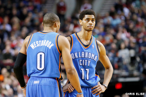 Jeremy Lamb et Russell Westbrook