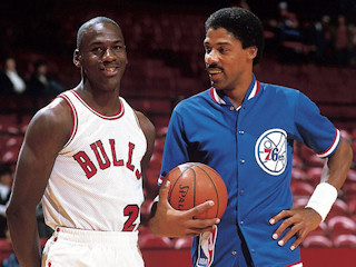 Michael Jordan et Julius Erving