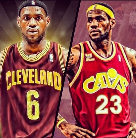cavs lebron 6 ou 23