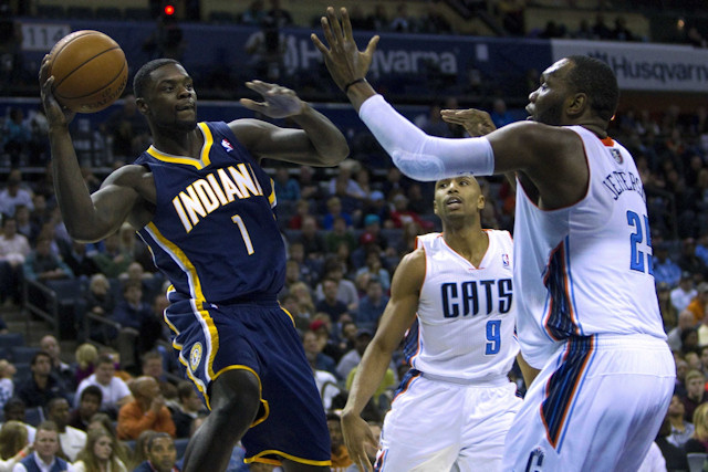 Lance Stephenson et Al Jefferson