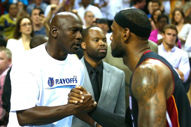 Michael Jordan et LeBron James