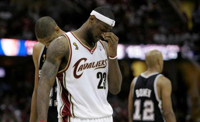 LeBron vs Spurs