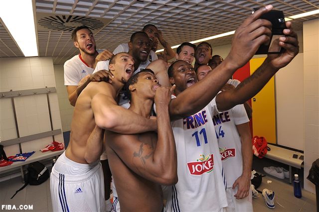 selfie bleus