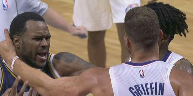 Les images de l'accrochage entre Blake Griffin et Trevor Booker