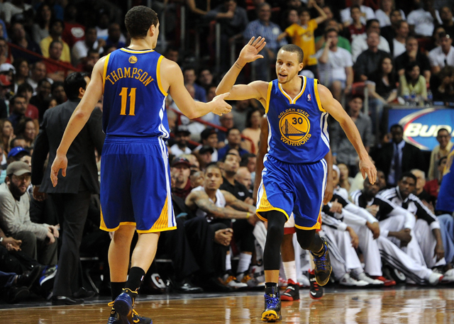 NBA: Golden State Warriors at Miami Heat