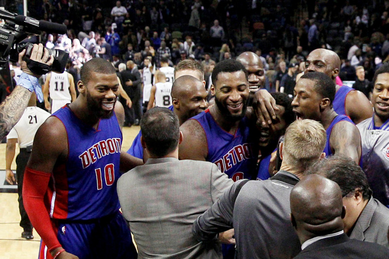 NBA: Detroit Pistons at San Antonio Spurs