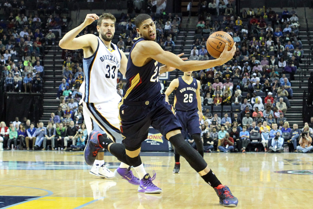USP NBA: NEW ORLEANS PELICANS AT MEMPHIS GRIZZLIES S BKN USA TN