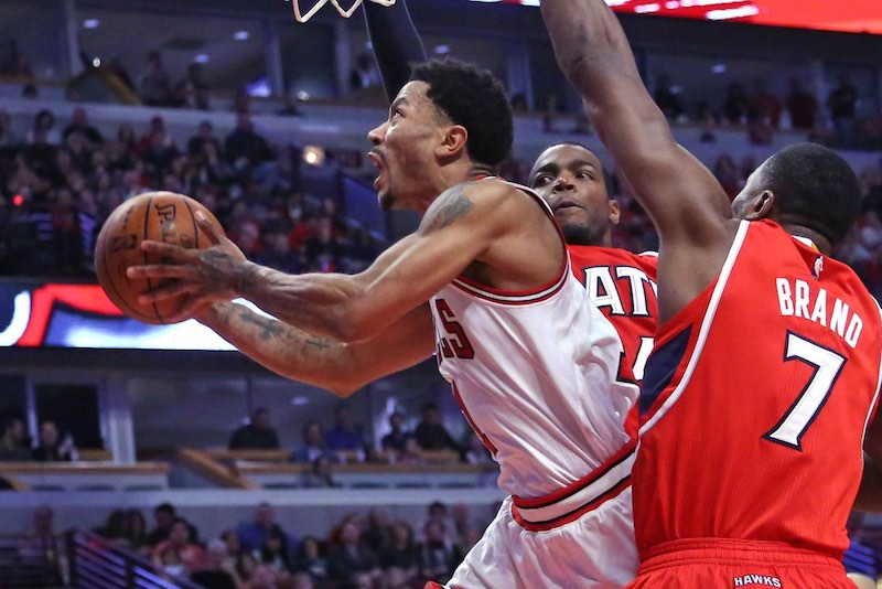 Derrick Rose déjà de retour au centre d'entraînement