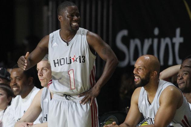 Kevin Hart, Common, Chris Mullin et Chadwick Boseman présents au match des célébrités