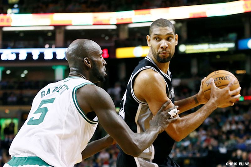 Tim Duncan dépasse Kevin Garnett et devient le 8e meilleur rebondeur de l’histoire
