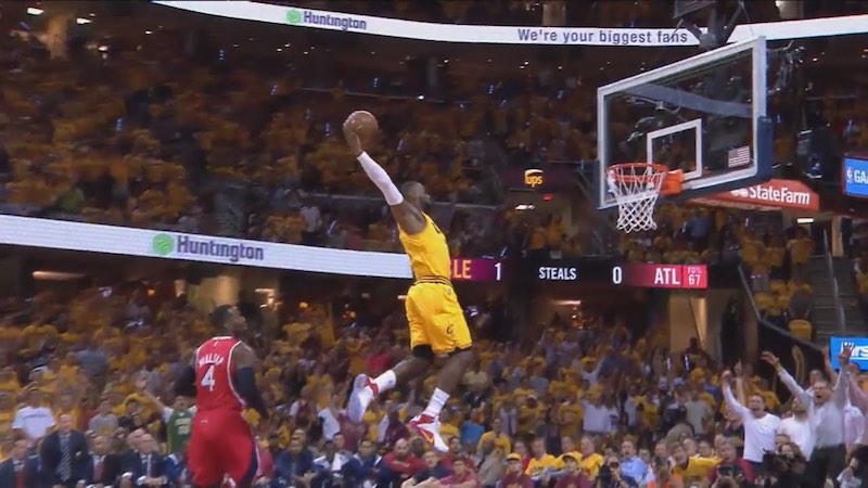 Finales de conférence : le Top 10 des plus beaux dunks