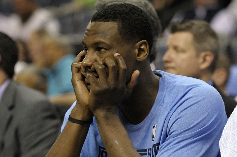 May 11, 2015; Memphis, TN, USA; Memphis Grizzlies forward Tony Allen (9) during the game against the Golden State Warriors in game four of the second round of the NBA Playoffs at FedExForum. Golden State Warriors beat Memphis Grizzlies 101-84. Mandatory Credit: Justin Ford-USA TODAY Sports