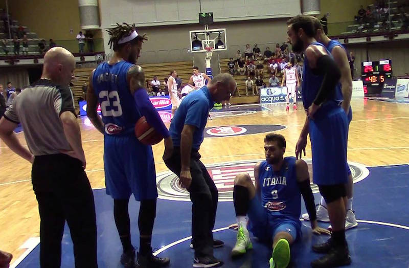 Italie : Andrea Bargnani blessé à la cheville