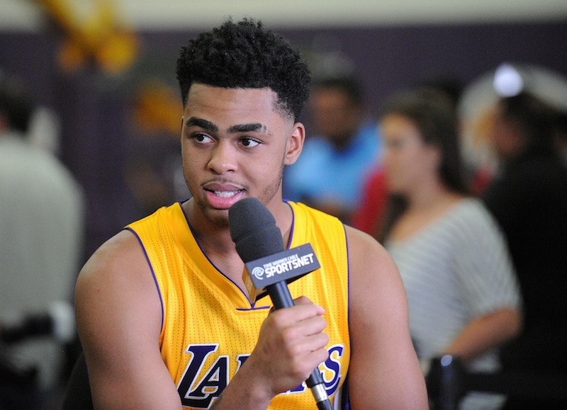 Maître Kobe Bryant s'occupe déjà de l'élève D'Angelo Russell