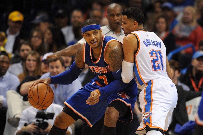 OKC - New York : Carmelo Anthony sort le grand jeu