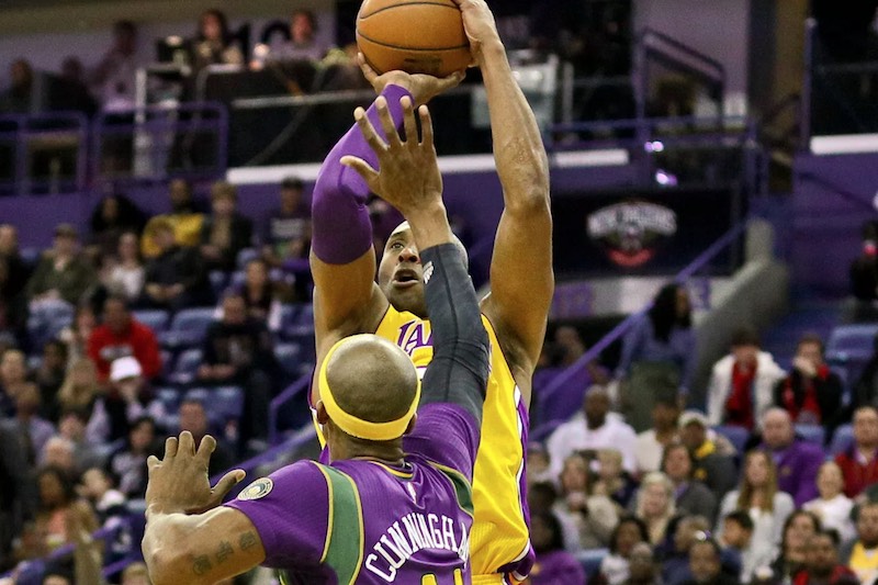 Kobe Bryant (27 pts, 12 rbds) remet le couvert à la Nouvelle Orléans