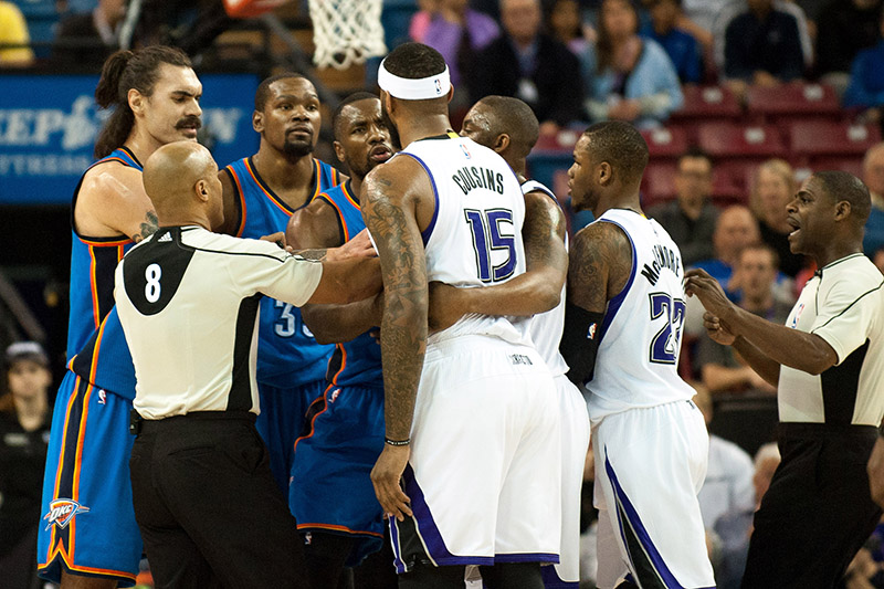 NBA: Oklahoma City Thunder at Sacramento Kings
