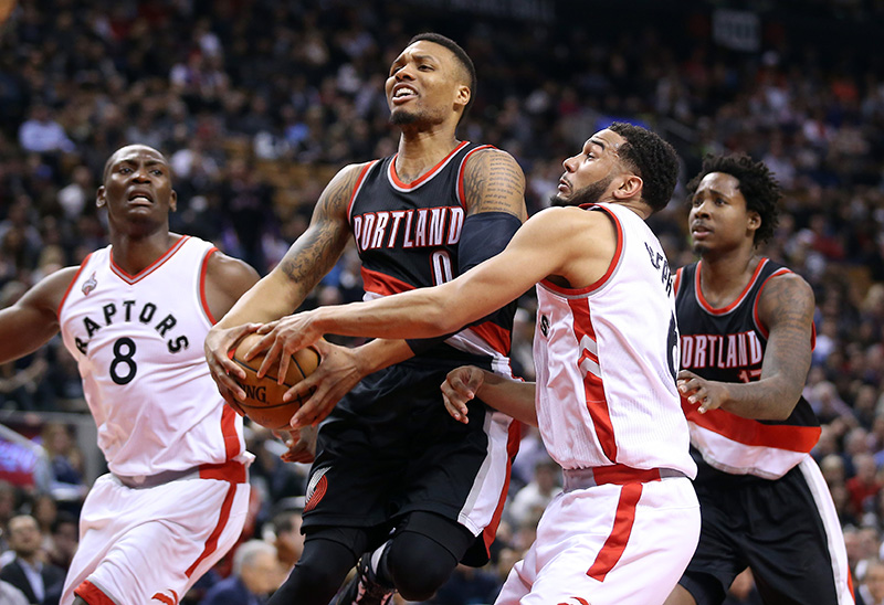 NBA: Portland Trail Blazers at Toronto Raptors