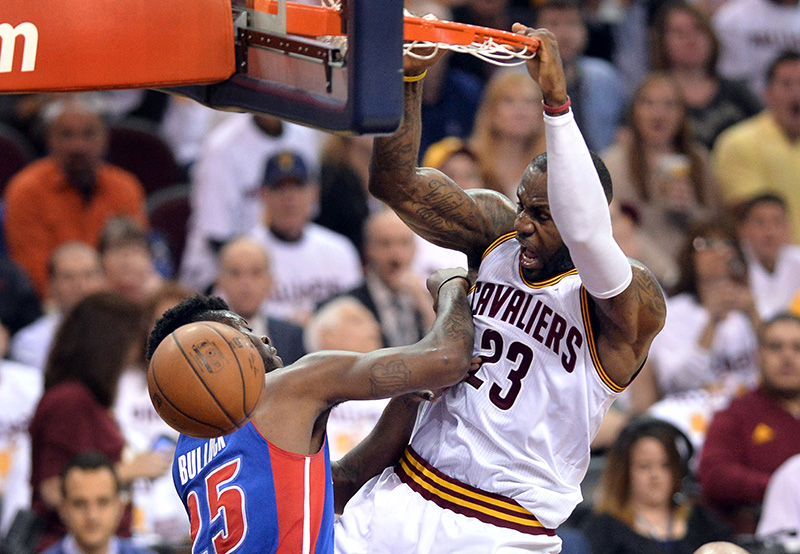 NBA: Playoffs-Detroit Pistons at Cleveland Cavaliers