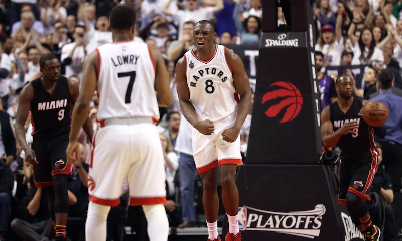NBA: Playoffs-Miami Heat at Toronto Raptors