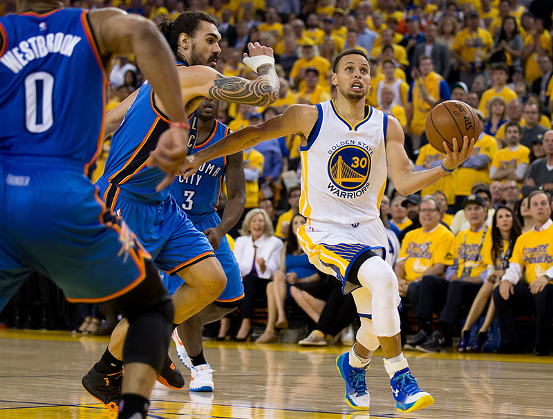 NBA: Playoffs-Oklahoma City Thunder at Golden State Warriors