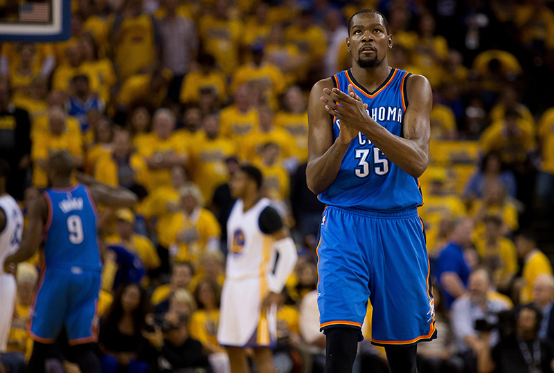 NBA: Playoffs-Oklahoma City Thunder at Golden State Warriors
