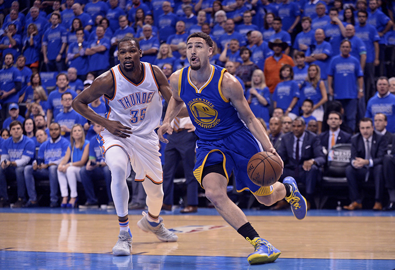 NBA: Playoffs-Golden State Warriors at Oklahoma City Thunder