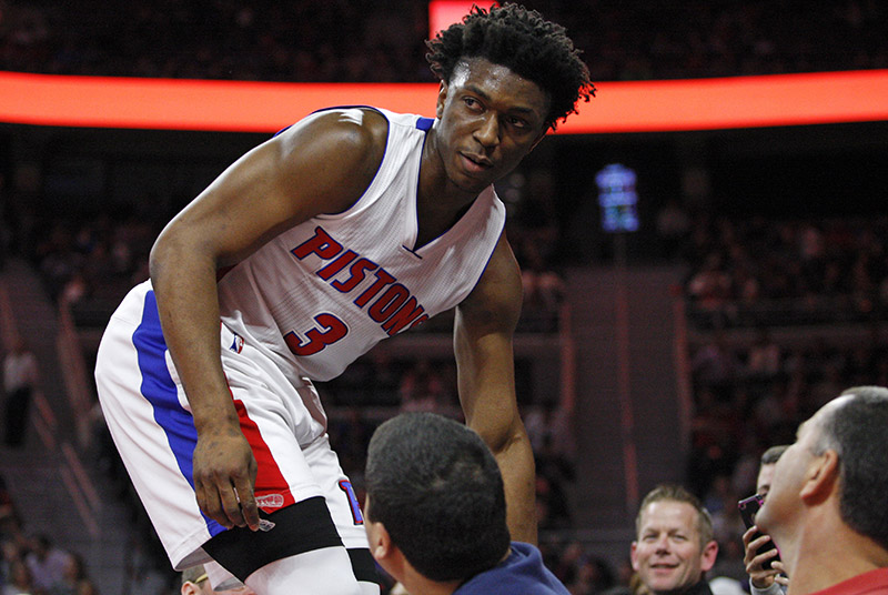 NBA: Miami Heat at Detroit Pistons
